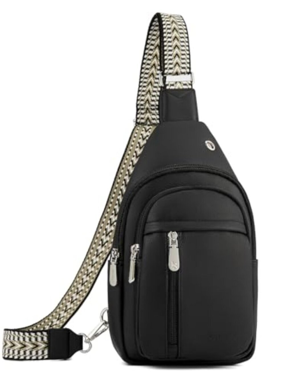 🆕 Sling Bag, Crossbody Bag Small Leather Travel Purses Chest Bag for Women
